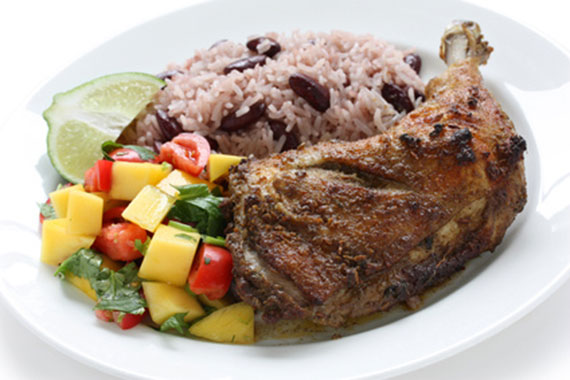 Spicy jerk chicken